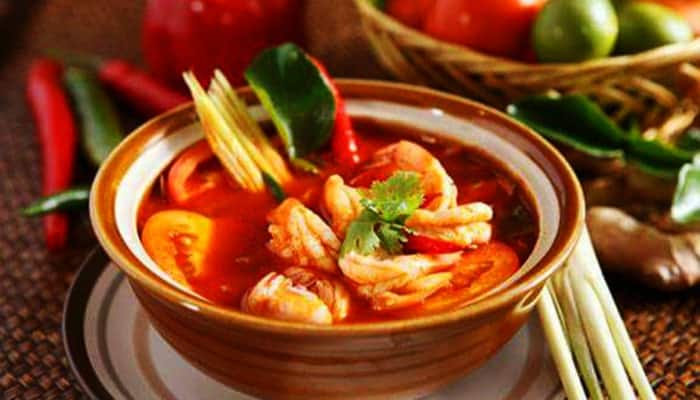 Tomyum là món ăn nổi tiếng.