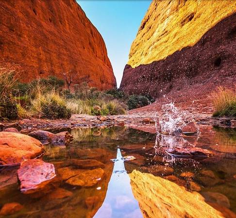 Còn đây là ảnh chụp vùng Kata Tjuta ở miền Trung Australia.