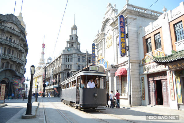 Đường Nam Kinh được tái hiện theo đúng hình ảnh những năm 1930.