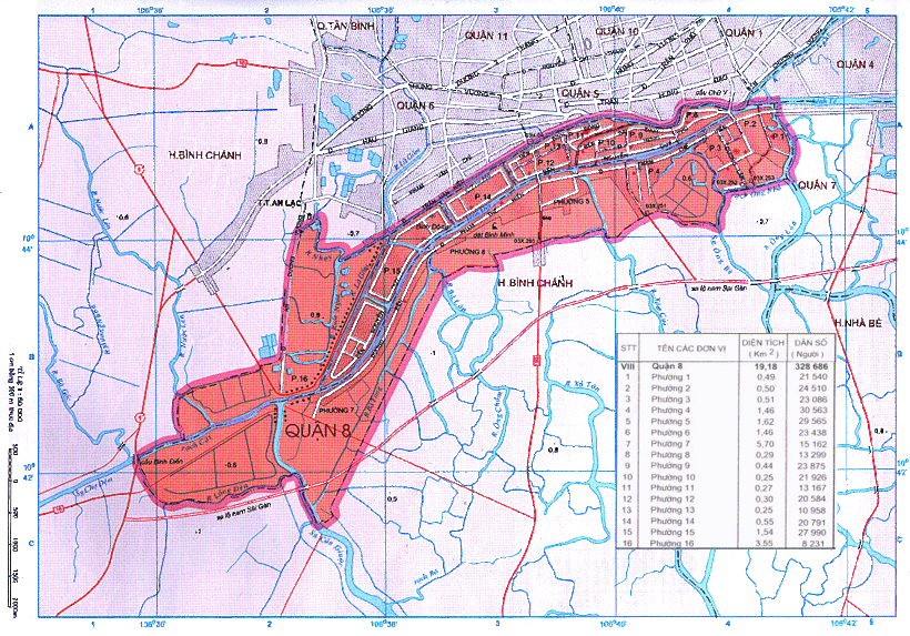 Bản đồ Sài Gòn: Bản đồ các quận huyện ở Hồ Chí Minh [update mới]