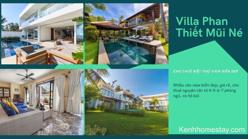 39 Biệt thự Villa Mũi Né Phan Thiết giá rẻ đẹp gần biển có hồ bơi, bãi tắm