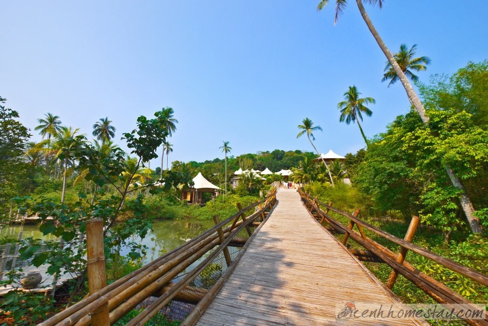 Soneva Kiri Eco Resort ở Thái Lan view lơ lửng trên cây siêu đẹp, phục vụ món cho khách bằng Zipline