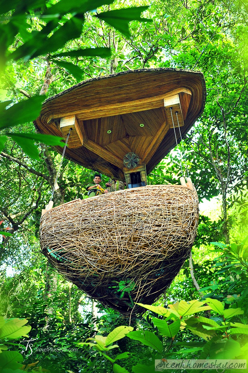 Soneva Kiri Eco Resort ở Thái Lan view lơ lửng trên cây siêu đẹp, phục vụ món cho khách bằng Zipline