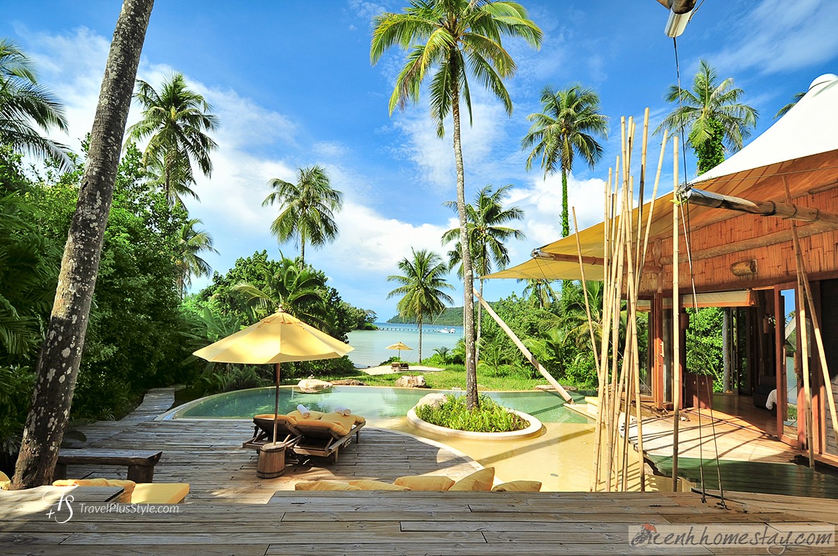 Soneva Kiri Eco Resort ở Thái Lan view lơ lửng trên cây siêu đẹp, phục vụ món cho khách bằng Zipline