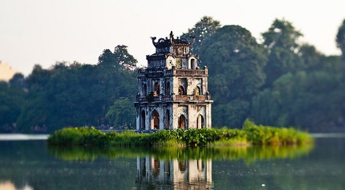 hinh anh thap rua o Ha Noi