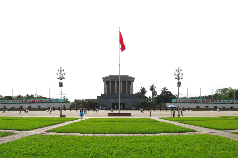 hinh anh quang truong ba dinh o Ha Noi