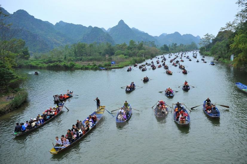 le hoi chua Huong o Ha Noi