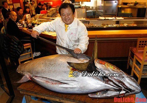 Xem đấu giá cá ngừ tại chợ cá Tsukiji