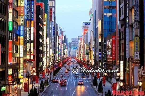 Điểm du lịch hấp dẫn và không nên bỏ qua khi du lịch Tokyo