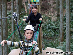 Đu dây mạo hiểm Zip lining ở Tokyo, Nhật Bản - iVIVU.com