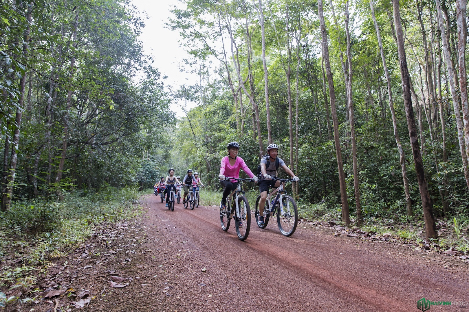 Dap xe 25km xuyen rung anh 5