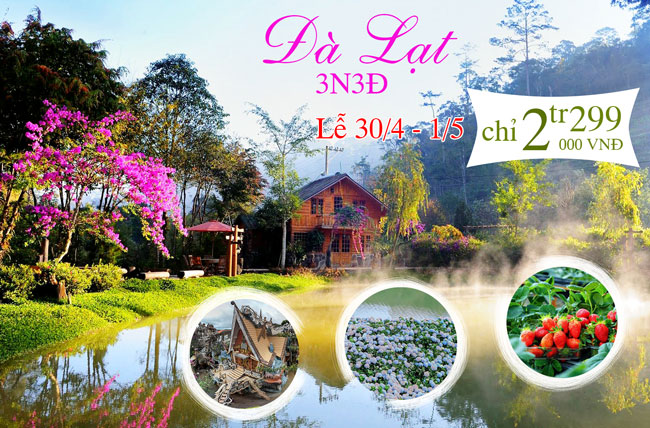 Tour du lịch Đà Lạt lễ 30-4-3-ngay-3-dem-gia-re