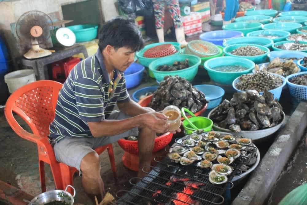 Hải sản tươi ngon của đảo khỉ