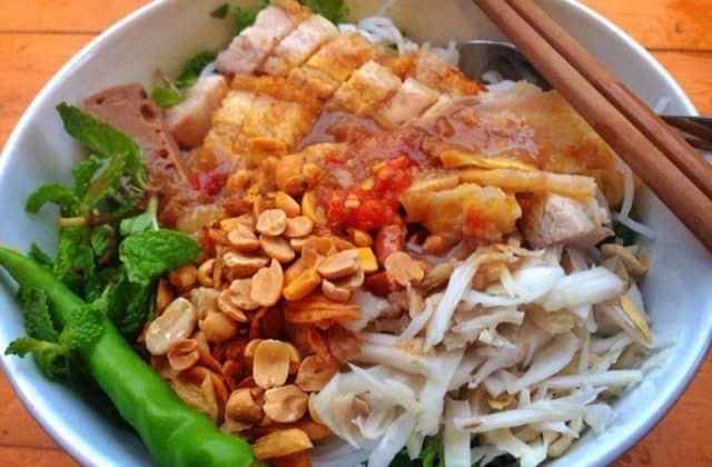 Bún mắm nêm tại Đà Nẵng (Ảnh ST)