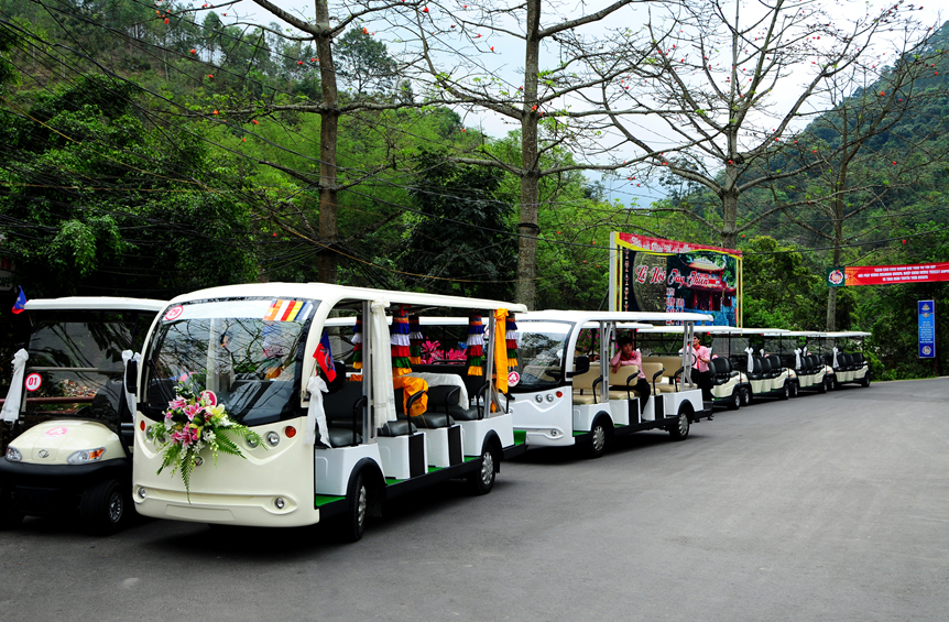 xe điện du lịch Tam Đảo Tây Thiên