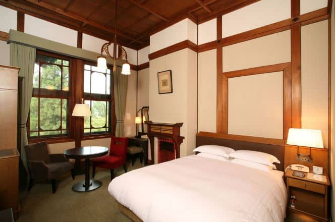 phòng ngủ tại khách sạn Nara Nhật Bản