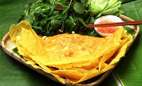 Bánh xèo nam bộ - Đặc sản Cần Thơ.