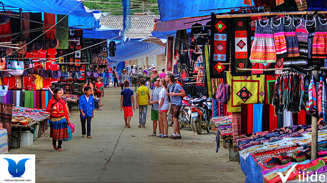 chợ phiên bắc hà