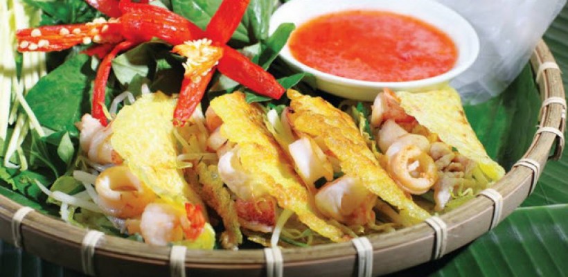 bánh xèo mực Nha Trang