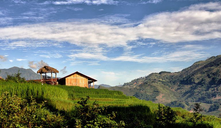 Thung lũng Mai Châu đẹp như tranh.