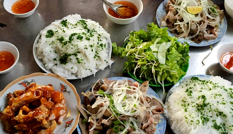 Bánh hỏi lòng heo