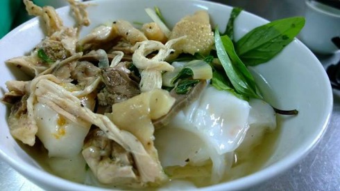 Bánh ướt lòng gà