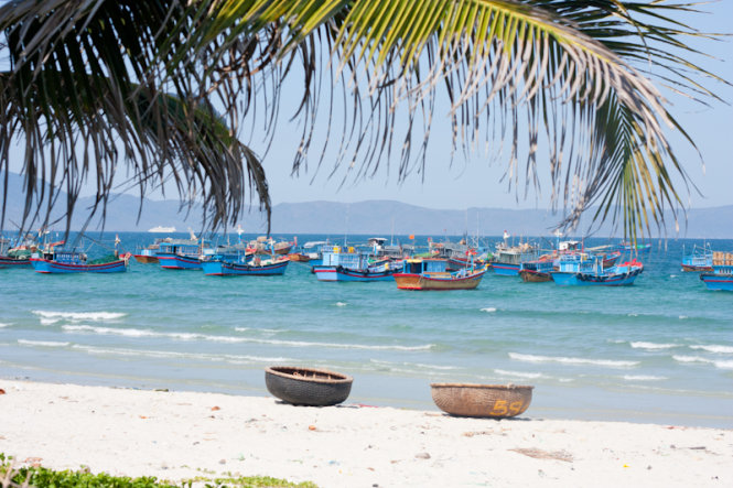 Một góc thanh bình ở biển Ninh Thủy 