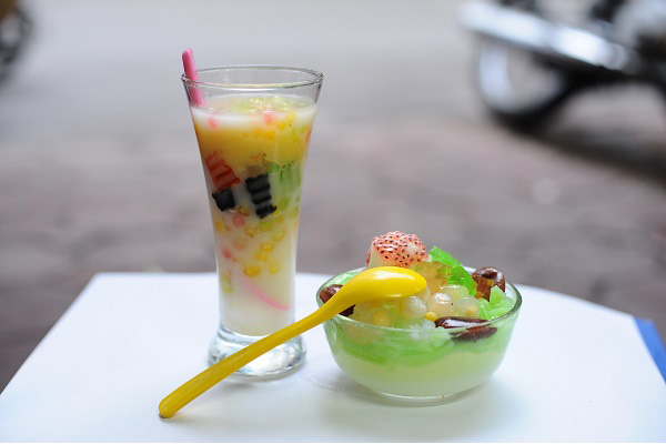 Chè xoa xoa Hạt lựu