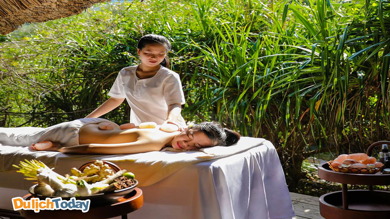 Tận hưởng những phút giây thư thái tại spa của L''Alyana Ninh Vân Bay resort