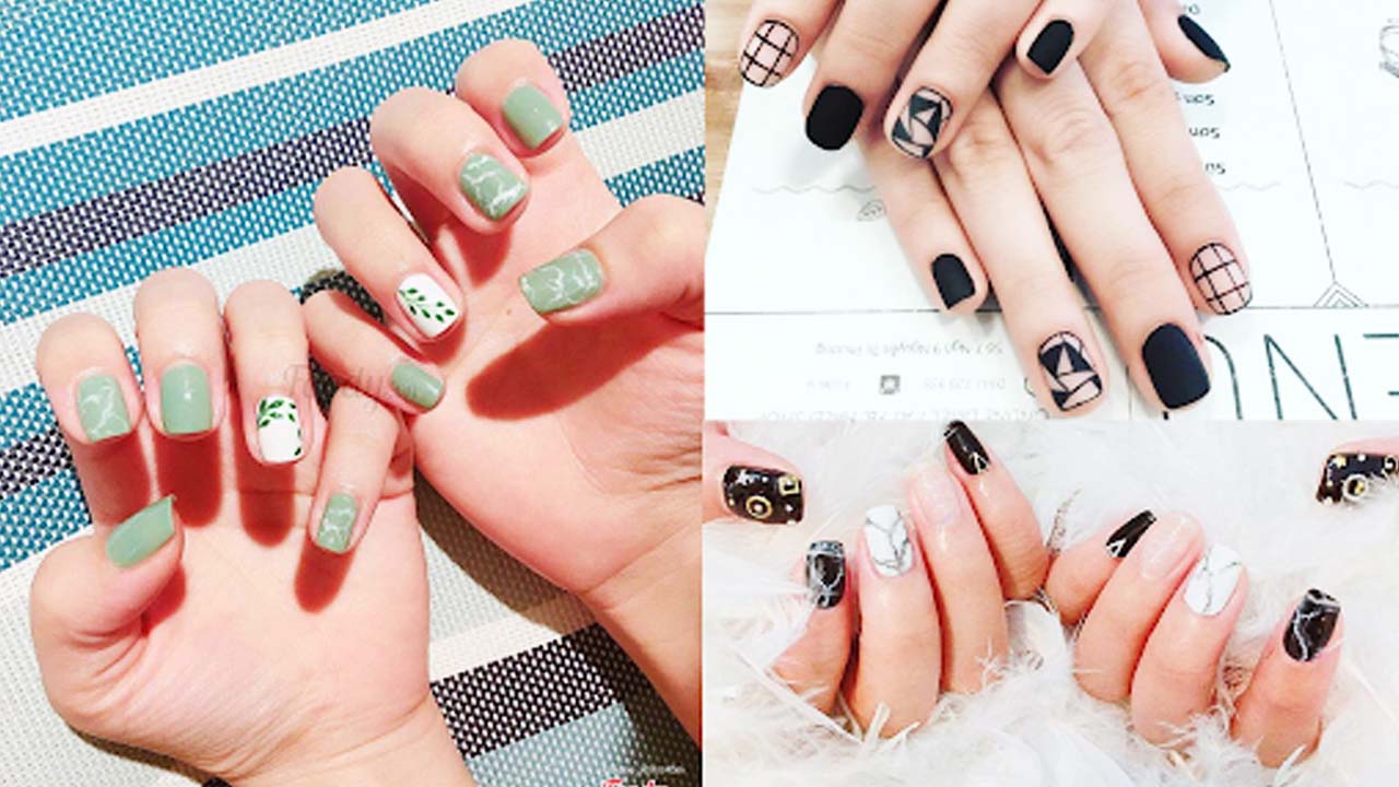 Các bộ nail đẹp tại Hà Nội Halei Shop. Nguồn: Internet