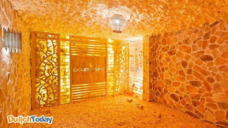 Phòng xông hơi đá muối tại OSum Spa