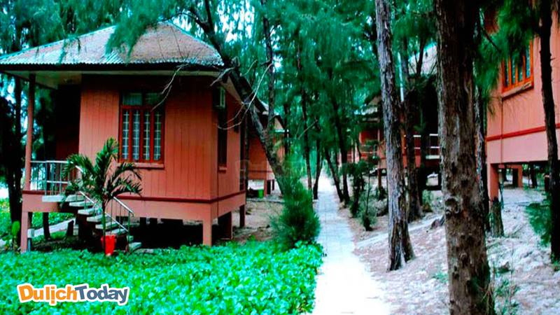 Biệt thự tại Dốc lết resort & spa có sự độc lập và riêng tư