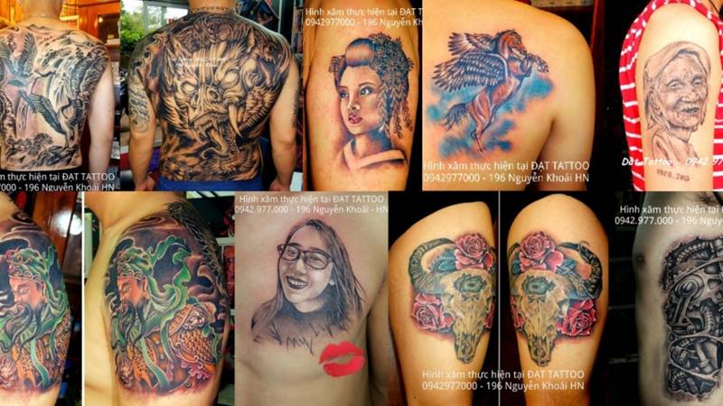 Các mẫu xăm nghệ thuật tại Đạt Nguyễn Tattoo