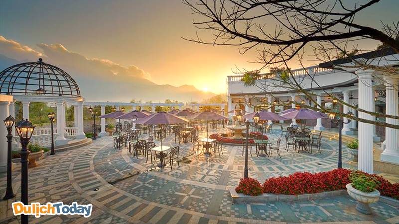 Không gian đậm phong cách châu Âu của Silk Path resort Sapa Lào Cai