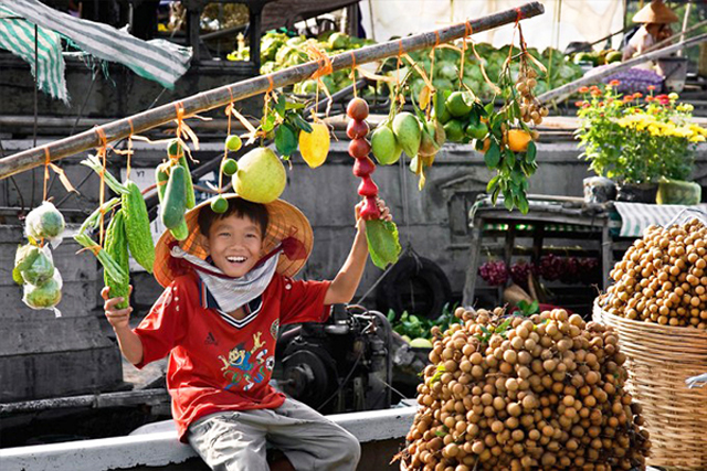 cho noi cai be o tien giang