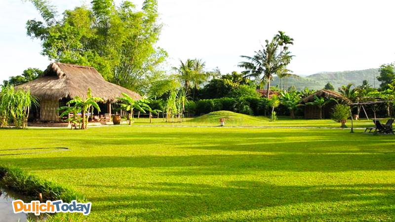 Memeto resort 3 sao Nha Trang với không gian xanh mát