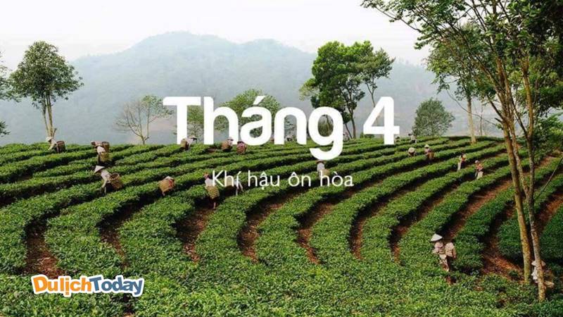 Tháng 4 - thời tiết mát mẻ, khí hậu ôn hòa