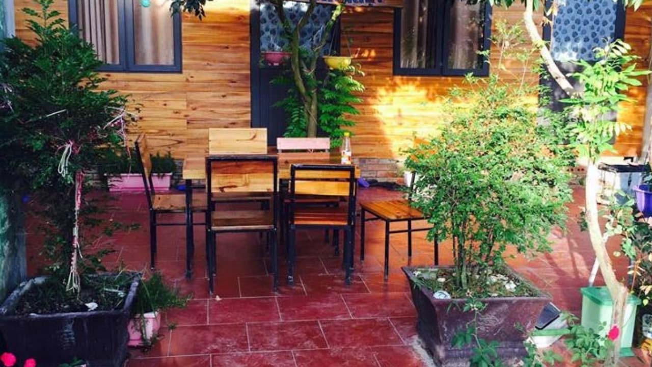 Khu vườn nhỏ dành cho du khách tại homestay Cô Tô Anh Kiệt. Nguồn: Internet