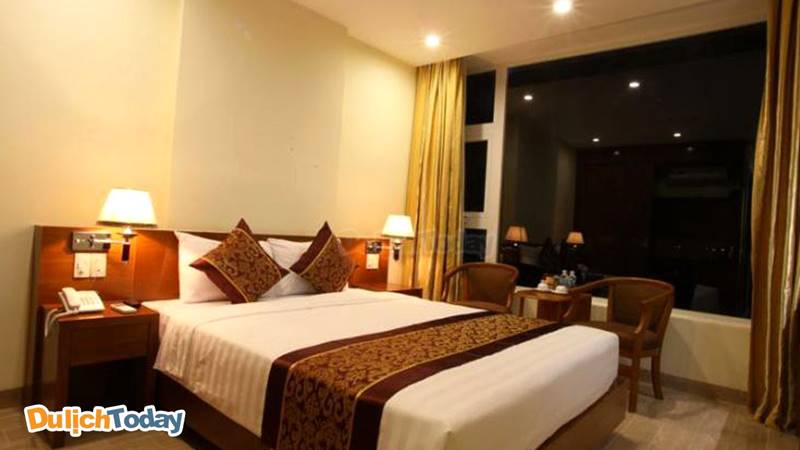 Phòng tại Worderland Hotel Nha Trang với cửa sổ nhìn view toàn cảnh