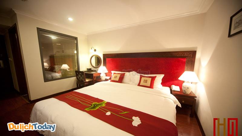 Phòng Deluxe Double tại Khách Sạn Au Coeur D’hanoi