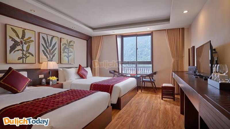 Phòng tại Fressia hotel Sapa đạt tiêu chuẩn 4 sao