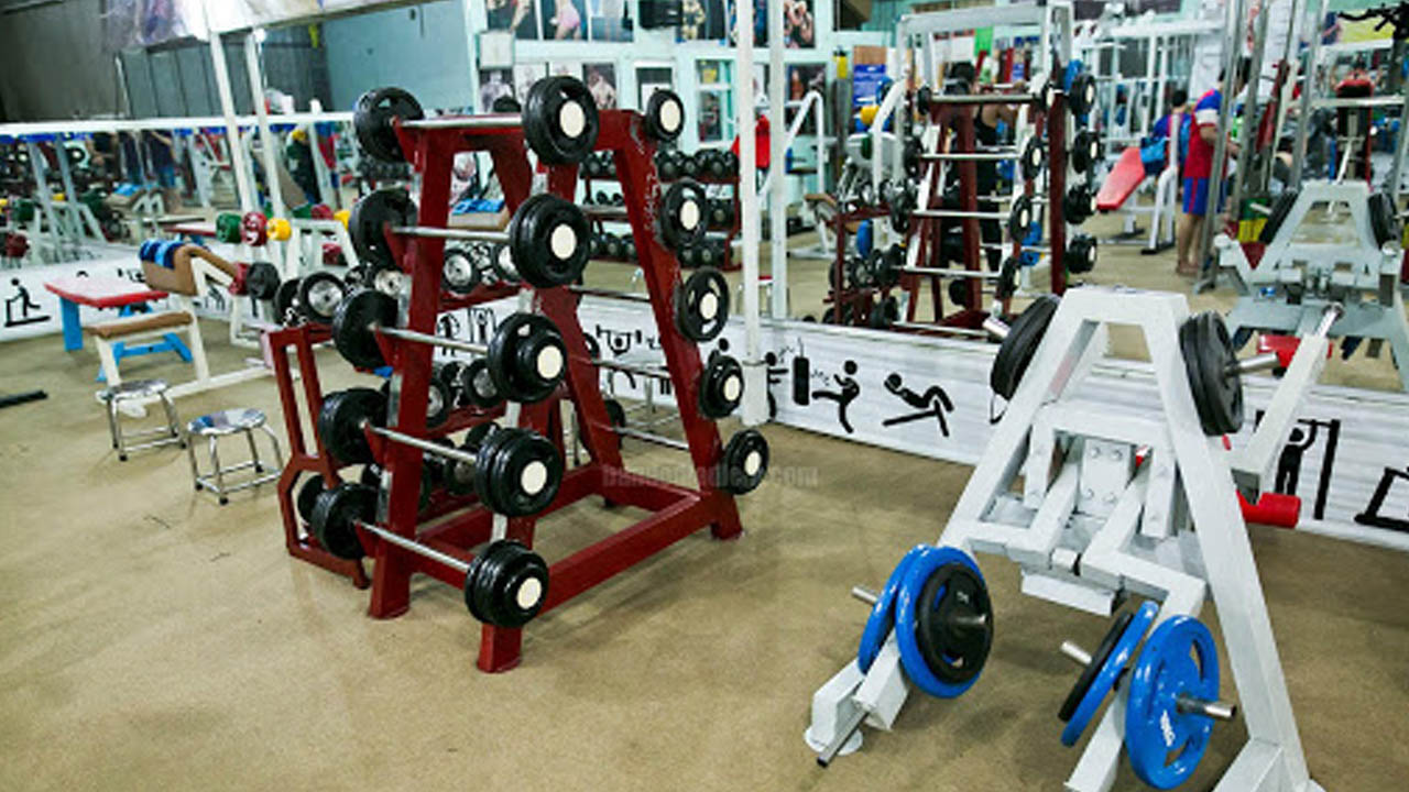 Thùy Sport được trang bị đầy đủ dụng cụ tập