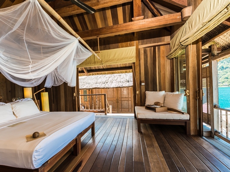 Phòng tại Six Senses Ninh Van Bay