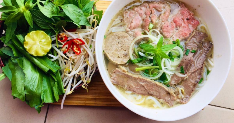 Phở bò Hà Nội mang đậm nét ẩm thực miền Bắc