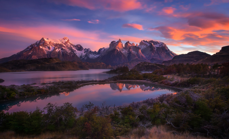 Gió mạnh ở Patagonia.