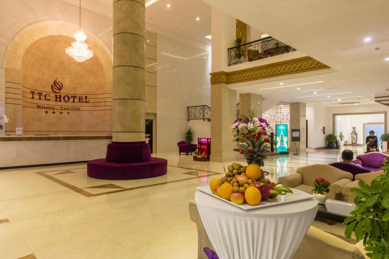 Sảnh khách sạn TTC Hotel - Premium Cần Thơ.