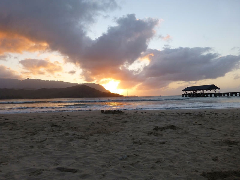 Bãi biển vịnh Hanalei, Kauai