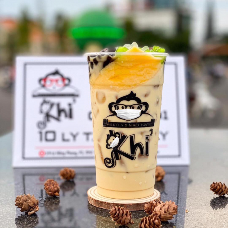 Khỉ milktea & macchiato