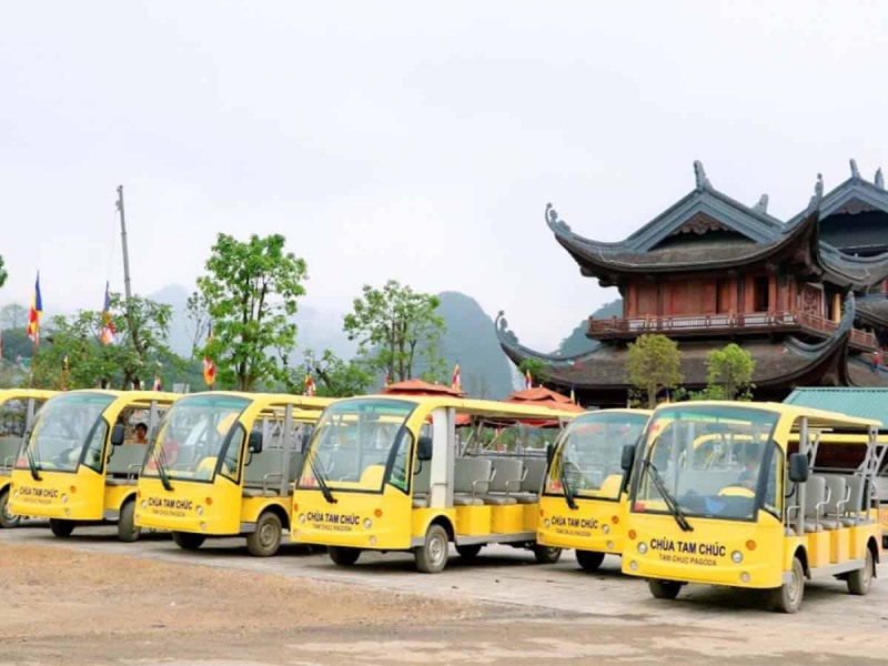 Phương tiện di chuyển tham quan chùa