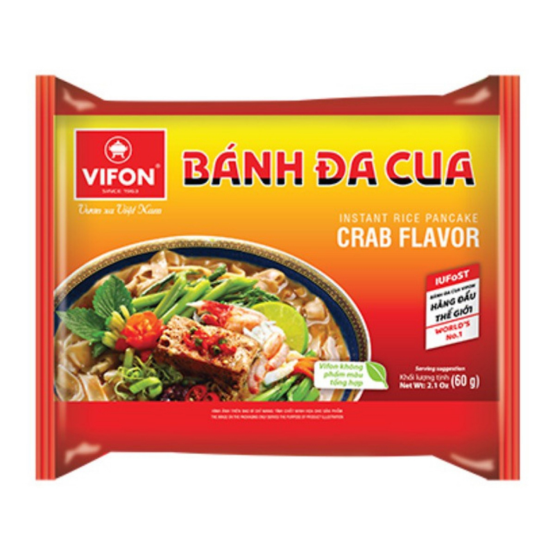 Hình quảng cáo Bánh Đa Cua Vifon